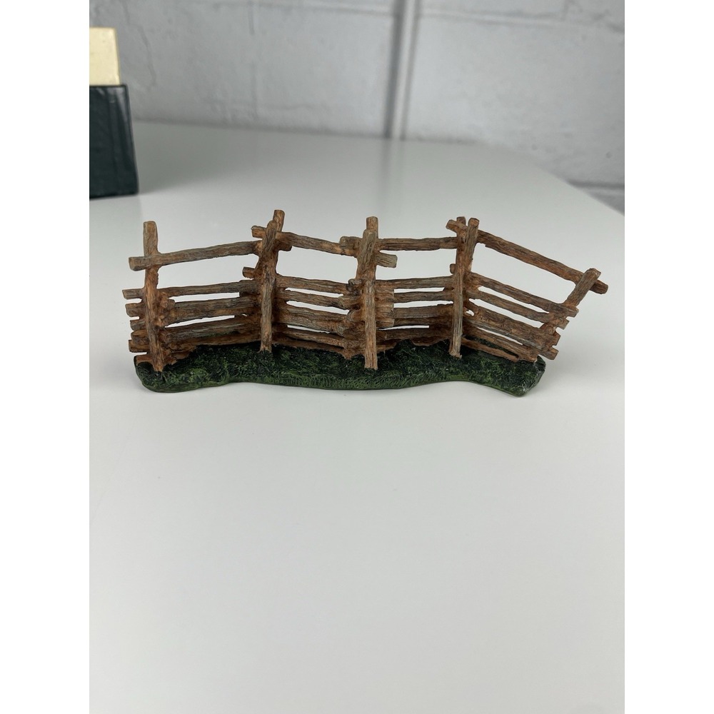 Lang & Wise Colonial Williamsburg Sheep Shepherdess & Split Rail Fence NEW - Picture 4 of 16